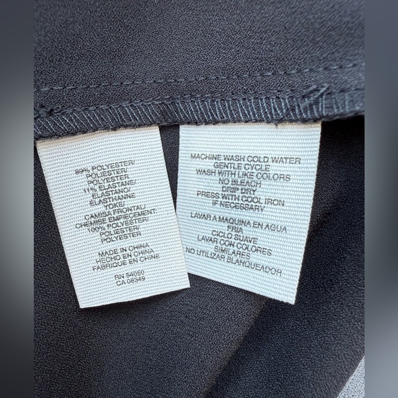 Rachel Rachel Roy Black Sleeveless Jumpsuit Gold Stud Trim Straight Leg Sz 2 NWT - Picture 13 of 16